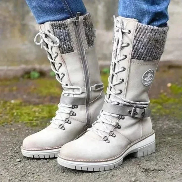 Mid-Tube Martin Boots for Women β Stylish & Cozy for Winter
