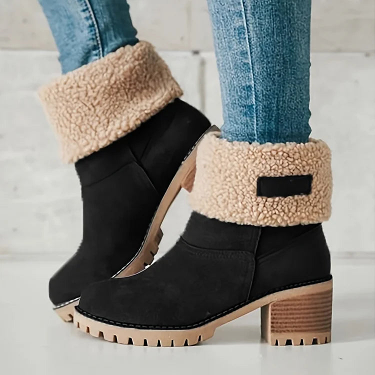 Mid-Tube Snow Boots for Women β Stylish & Versatile