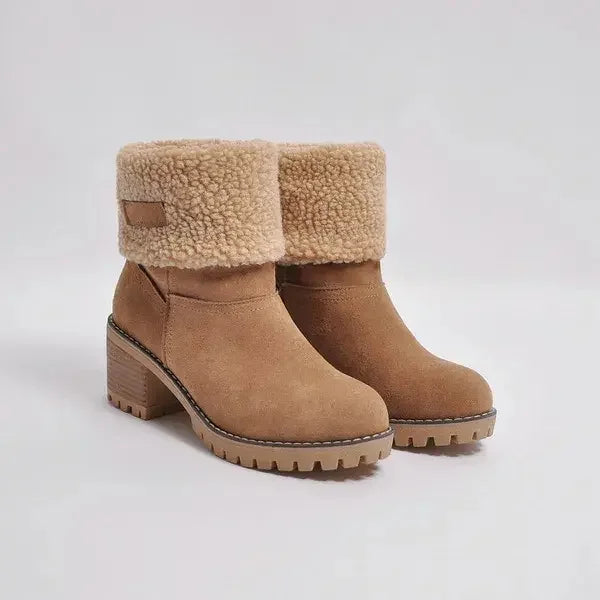 Mid-Tube Snow Boots for Women β Stylish & Versatile
