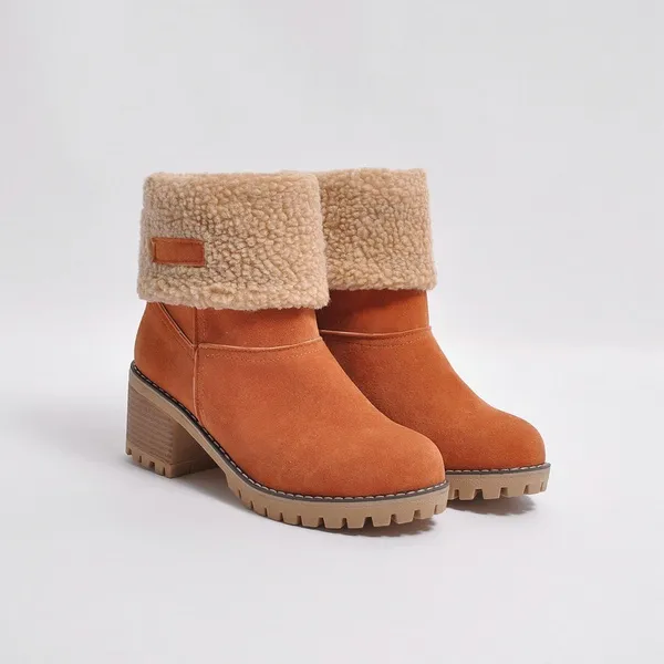 Mid-Tube Snow Boots for Women β Stylish & Versatile