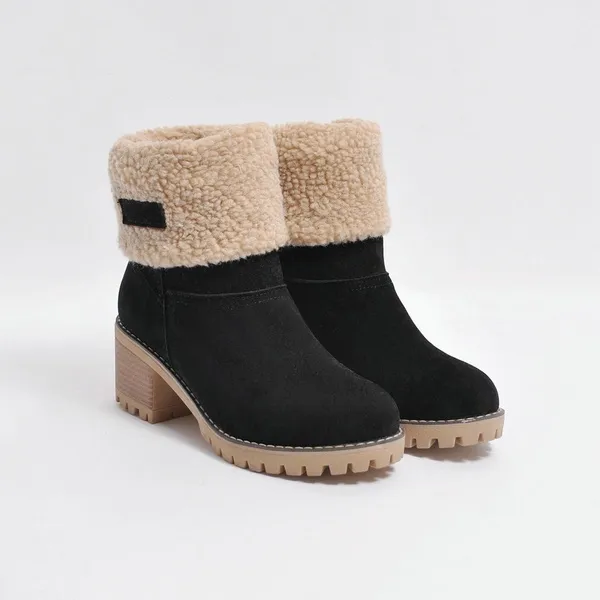 Mid-Tube Snow Boots for Women β Stylish & Versatile