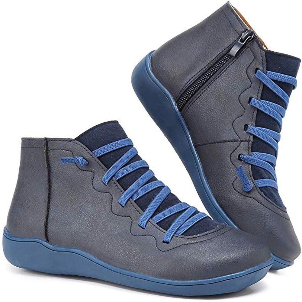 Minimalist Lace-Up Ankle Boots for Women β Effortless Style & Comfort