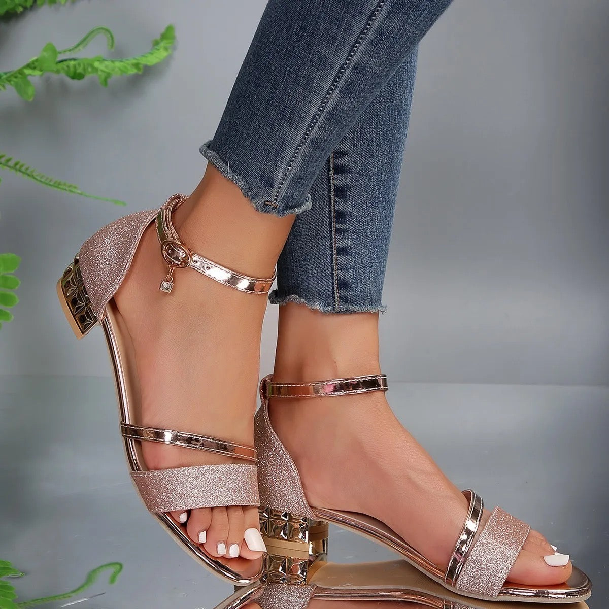 Open Toe Ankle Strap Sandals for Women – Stylish & Comfortable Footwear