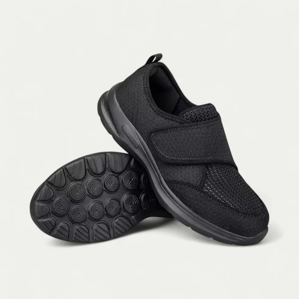 Orthopedic Breathable Walking Shoes with Easy Touch Fastening