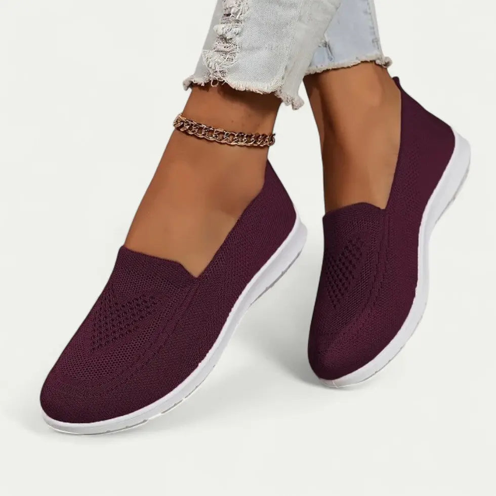 Orthopedic Mesh Slip On Walking Shoes Comfort Fit