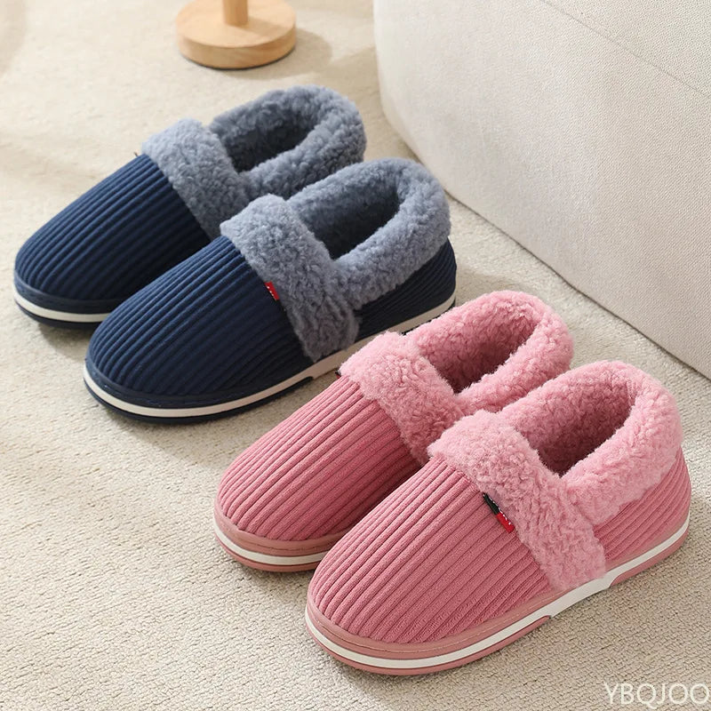 Plush Indoor Slippers for Men β Cozy & Non-Slip Comfort