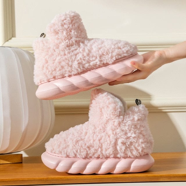 Plush Winter Slippers for Women β Cozy & Non-Slip Comfort
