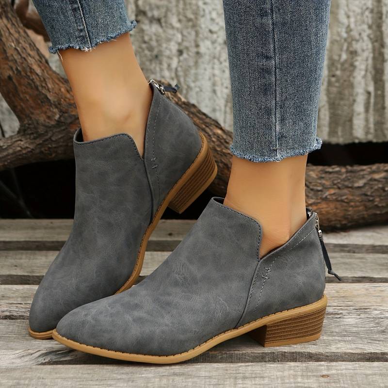 Pointed Toe Black Ankle Boots for Women β Stylish & Versatile Booties