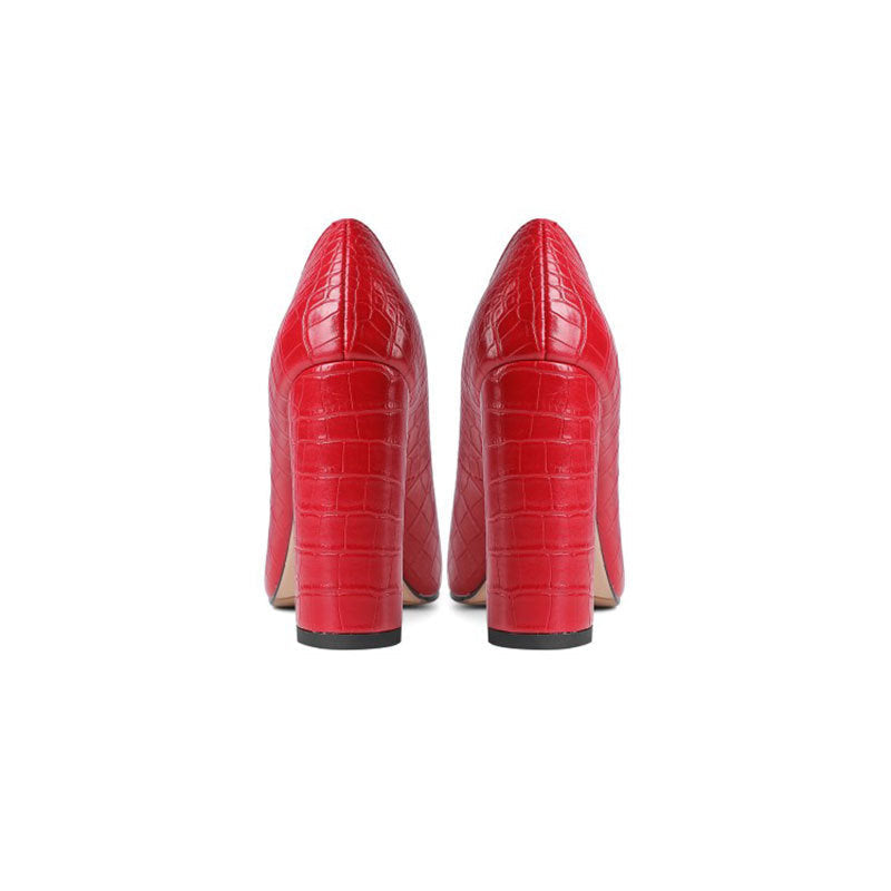 Pointed-Toe Block Heel Pumps for Women β Elegant & Comfortable