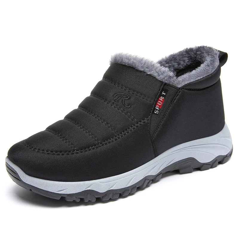 Quilted Waterproof Winter Boots for Women β Cozy & Stylish Slip-On Design