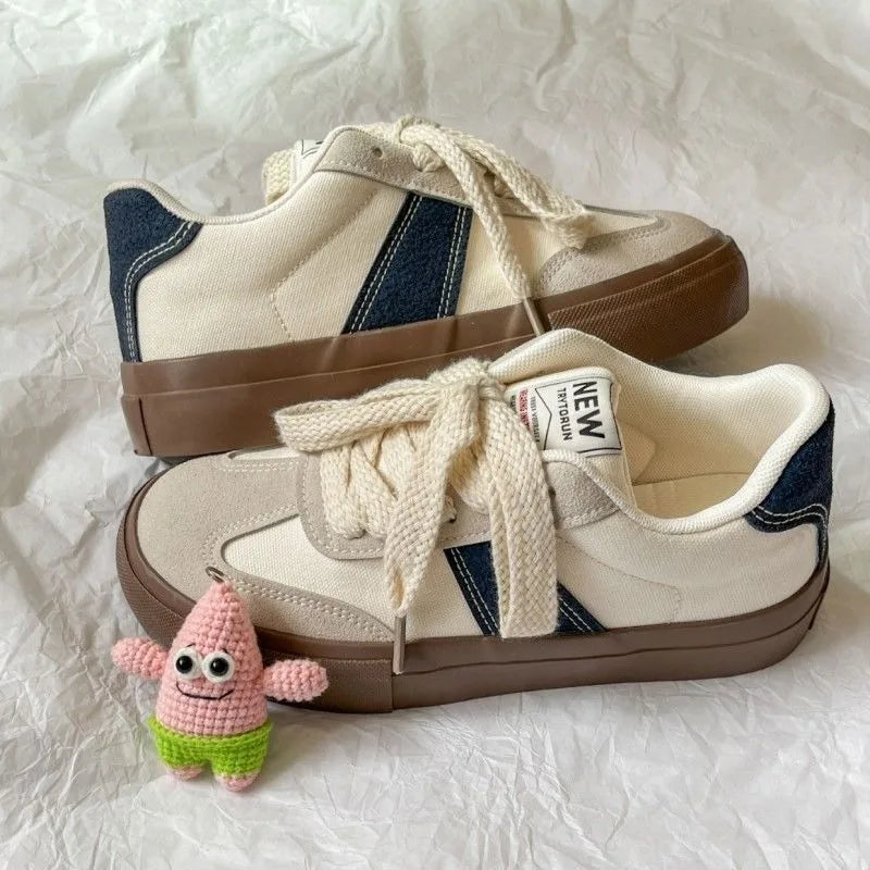 Retro Low-Top Sneakers for Women β Stylish & Comfortable Casual Footwear