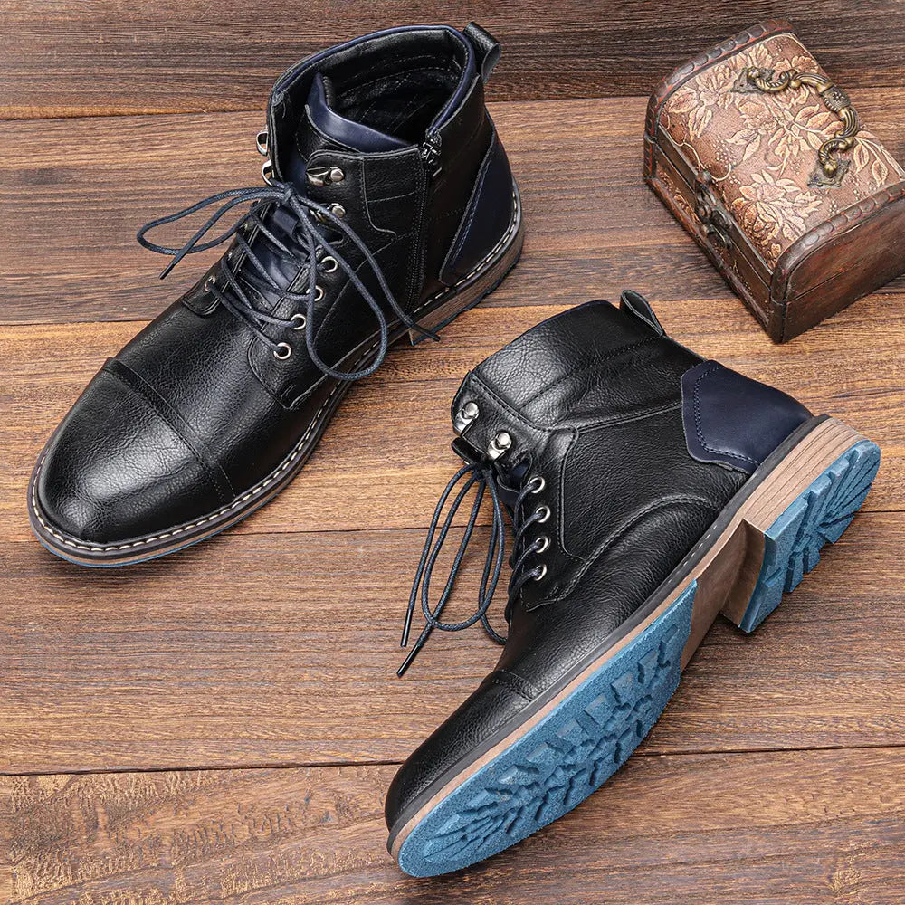Rugged Leather Boots for Men β Durable & Stylish