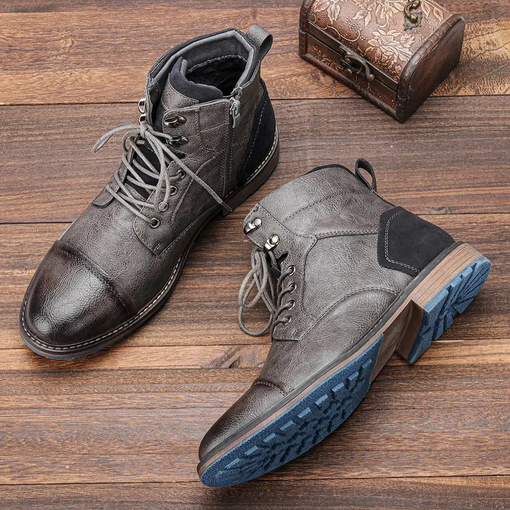 Rugged Leather Boots for Men β Durable & Stylish