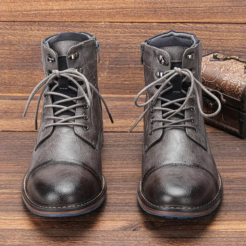 Rugged Leather Boots for Men β Durable & Stylish
