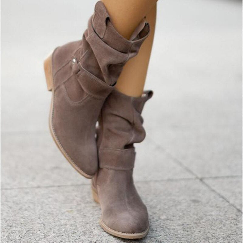 Slouched Black Ankle Boots for Women β Effortlessly Stylish & Comfortable