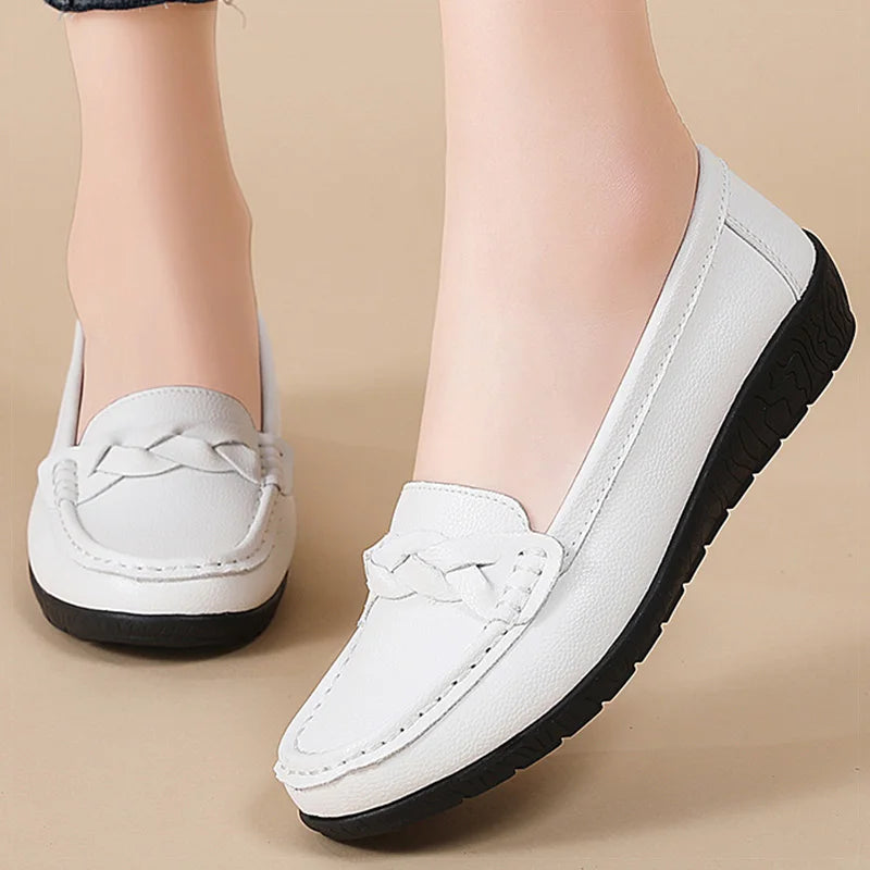 Soft Leather Penny Loafers for Women β Stylish & Comfortable Slip-Ons