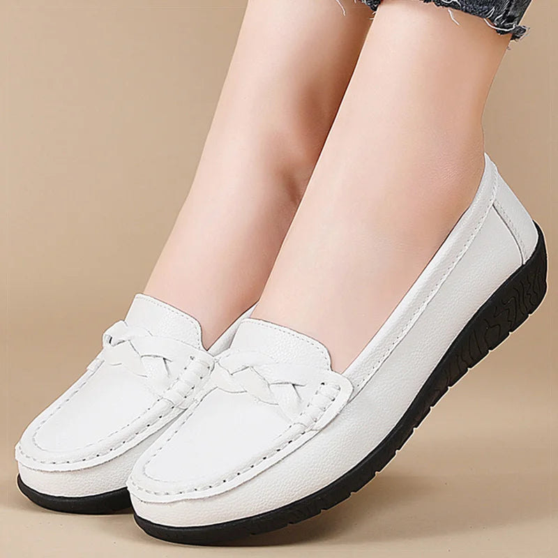 Soft Leather Penny Loafers for Women β Stylish & Comfortable Slip-Ons