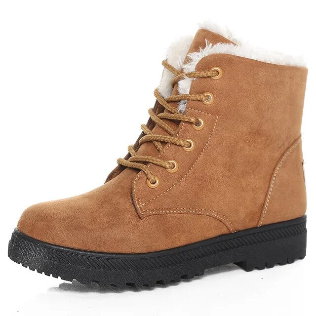 Stylish Short Ankle Boots for Women β Cozy & Warm for Winter