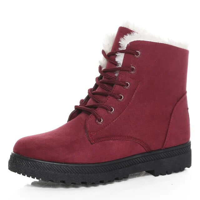 Stylish Short Ankle Boots for Women β Cozy & Warm for Winter