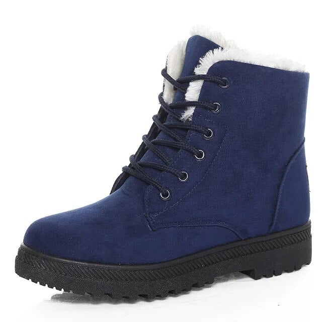 Stylish Short Ankle Boots for Women β Cozy & Warm for Winter