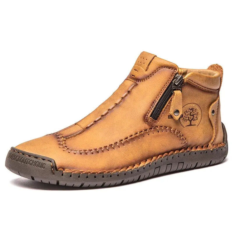 Stylish Black Ankle Boots for Men β Comfortable & Versatile 0