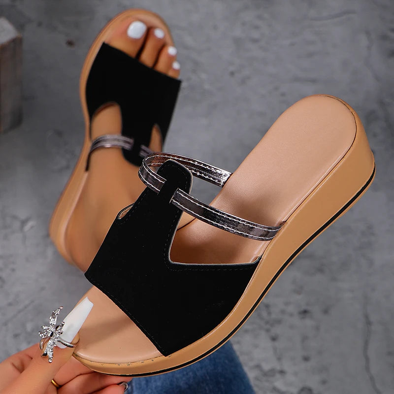 Suede Wedge Sandals for Women β Chic & Comfortable