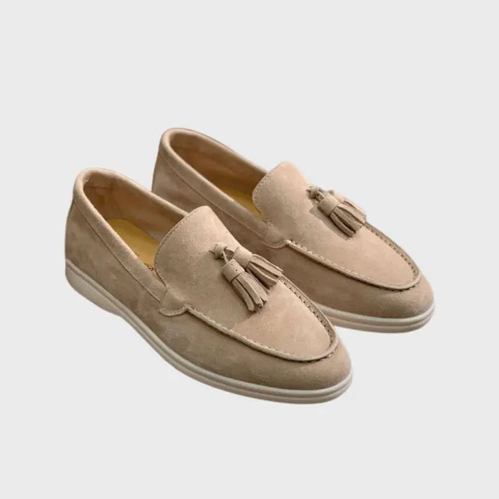 Suede Loafers for Men with Comfort Sole Bareroots Footwear