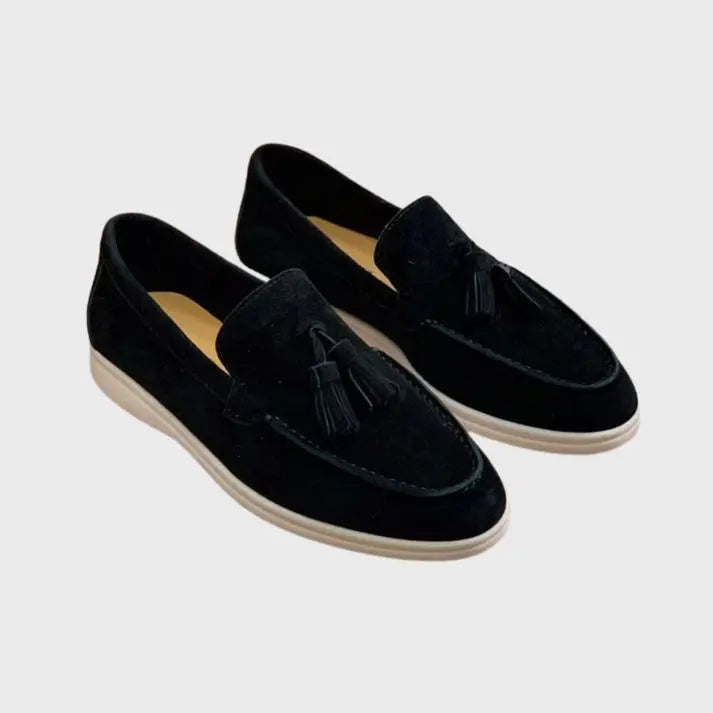 Suede Loafers for Men with Comfort Sole Bareroots Footwear