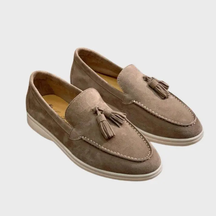 Suede Loafers for Men with Comfort Sole Bareroots Footwear