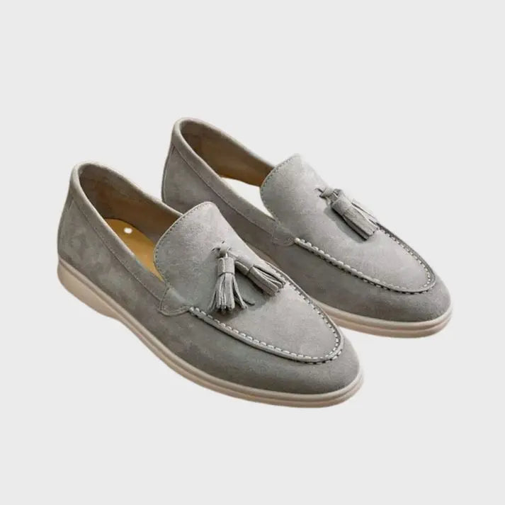 Suede Loafers for Men with Comfort Sole Bareroots Footwear