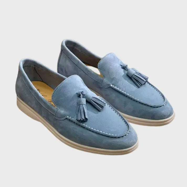 Suede Loafers for Men with Comfort Sole Bareroots Footwear