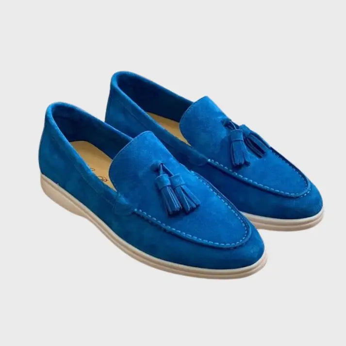 Suede Loafers for Men with Comfort Sole Bareroots Footwear