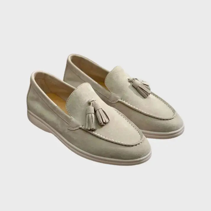 Suede Loafers for Men with Comfort Sole Bareroots Footwear