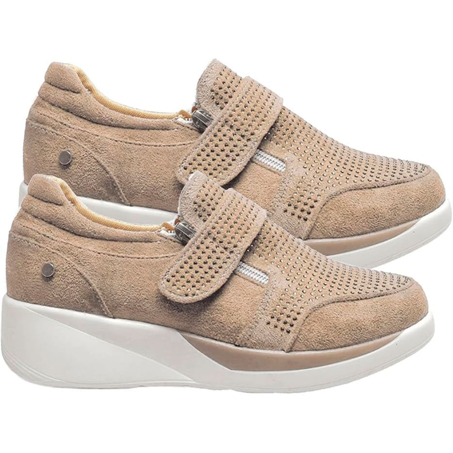 Suede Wedge Sneakers for Women β Stylish Elevation & Comfortable Fit Bareroots Footwear