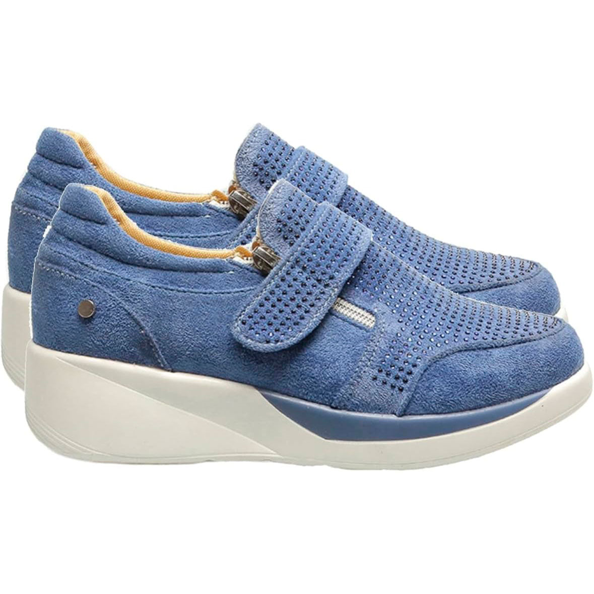 Suede Wedge Sneakers for Women β Stylish Elevation & Comfortable Fit Bareroots Footwear