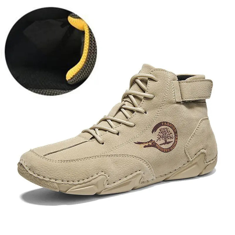 Suede Ankle Boots for Men β Warm & Stylish Comfort 3