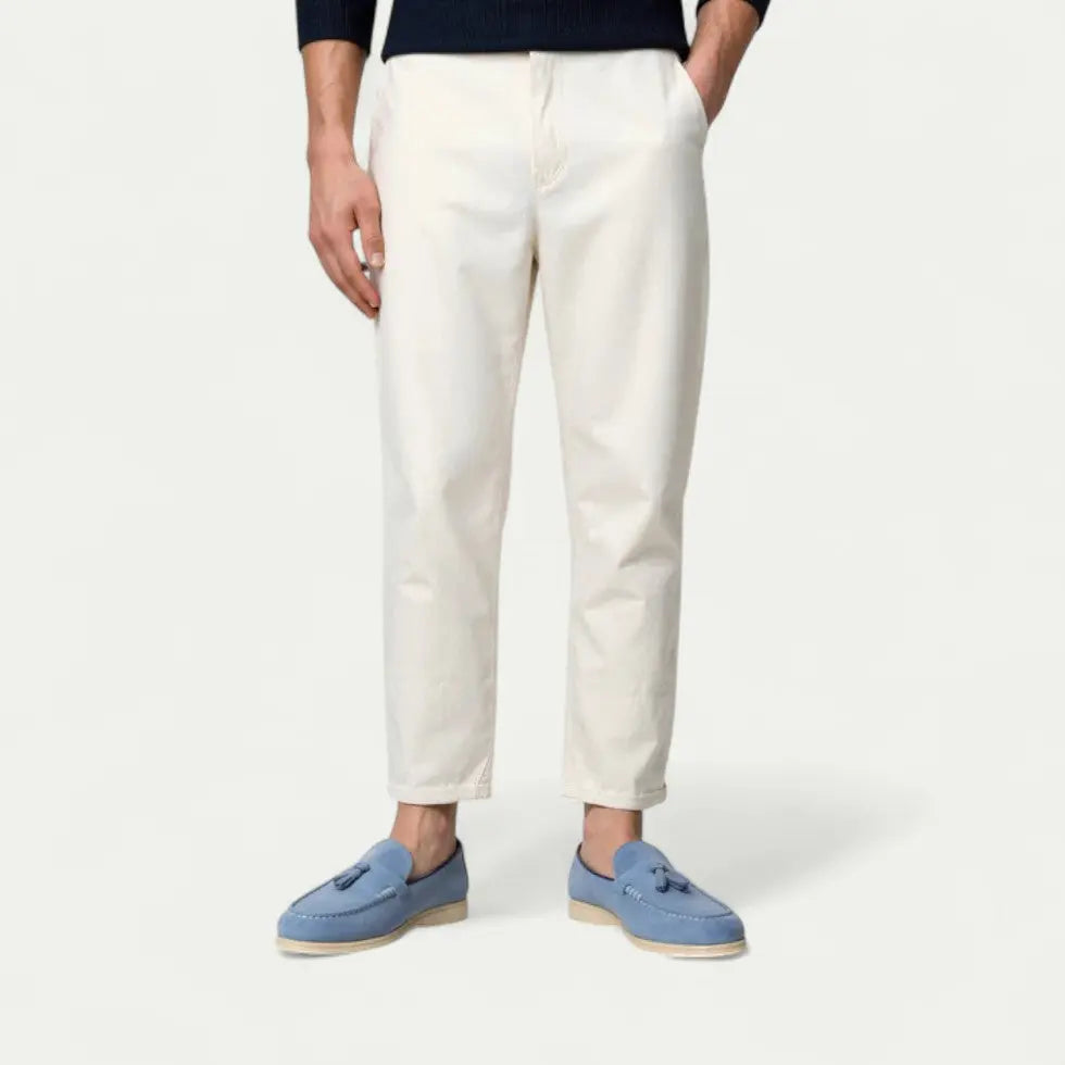 Suede Loafers for Men with Comfort Sole