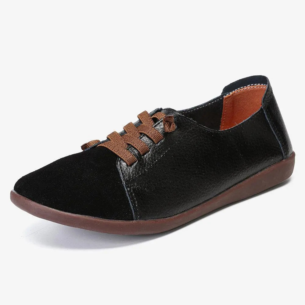 Suede Slip-On Flats for Women β Stylish & Comfortable Black Flat Shoes 3