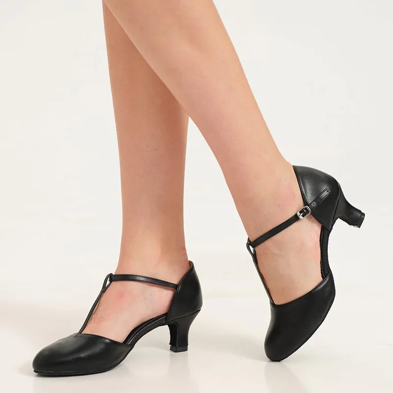 T-Strap Dance Shoes for Women β Stylish & Comfortable for Social Dancing