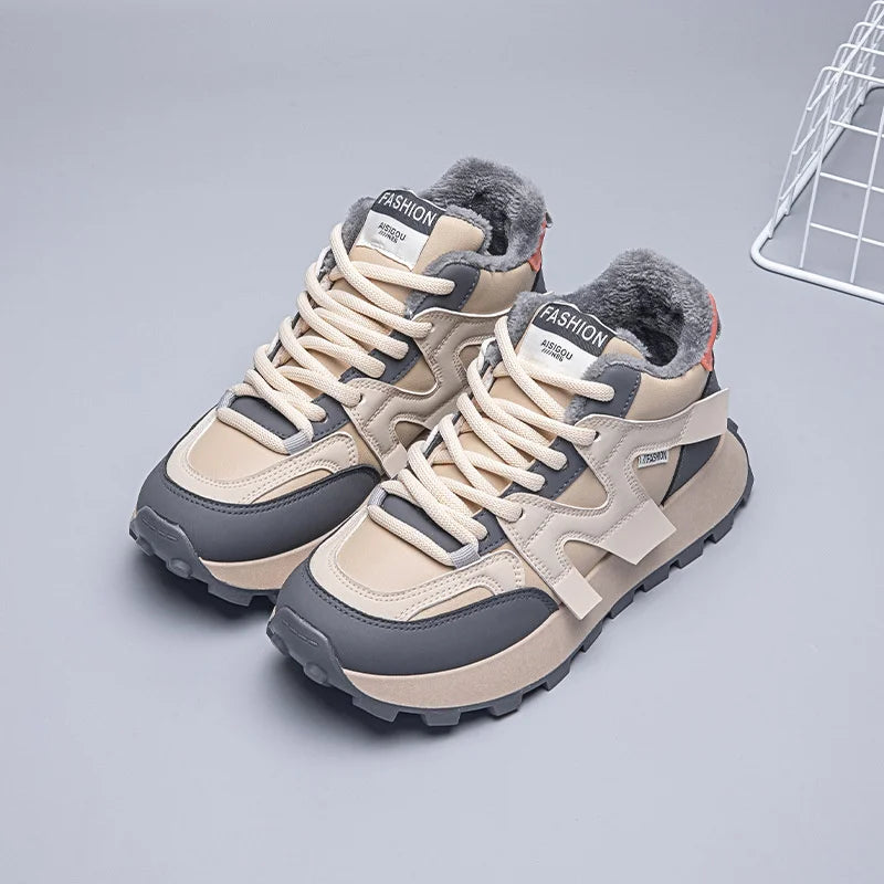 Thick-Sole Sports Shoes for Women β Warm & Stylish for Winter 4