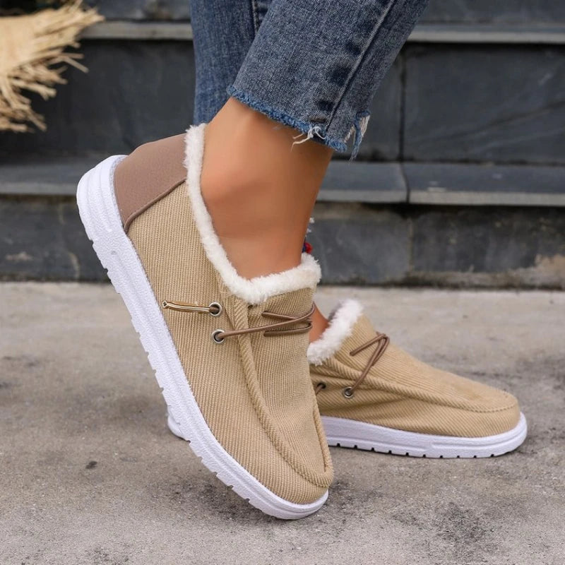 Thick Velvet Winter Shoes for Women β Cozy & Stylish