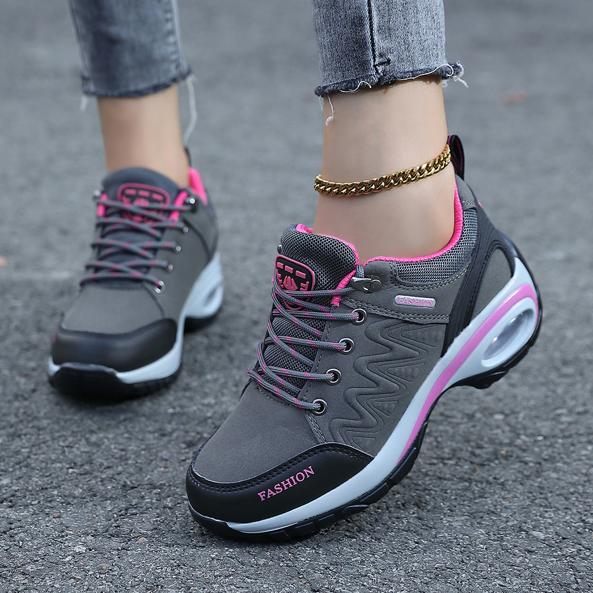 Thick Sole Hiking Shoes for Women β Comfortable & Non-Slip Design 4