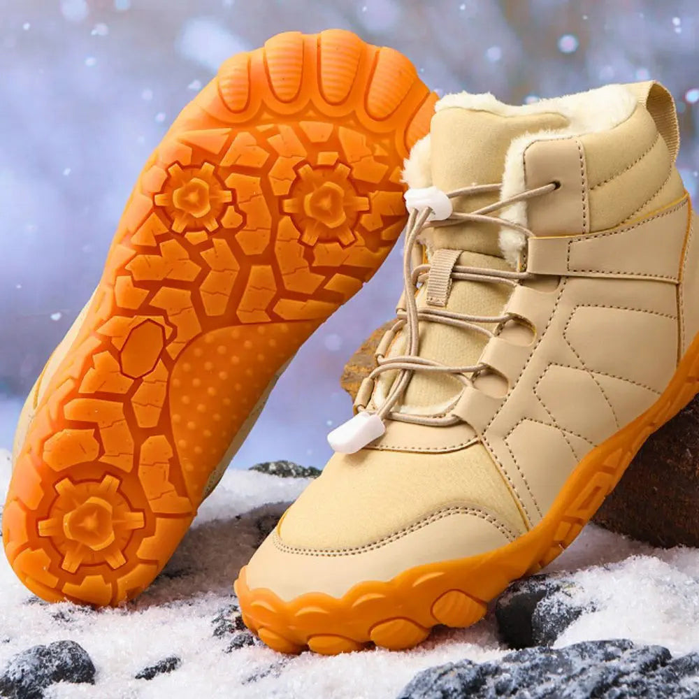 Warm Non-Slip Barefoot Boots For Women - Comfort Fit BareRoots Footwear