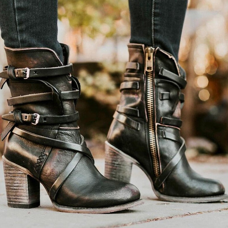 Vintage Mid-Calf Boots for Women β Chic & Comfortable Style