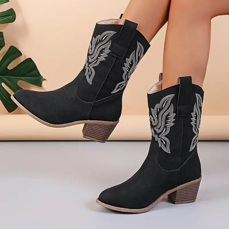 Vintage Western Cowboy Boots for Women β Stylish & Comfortable