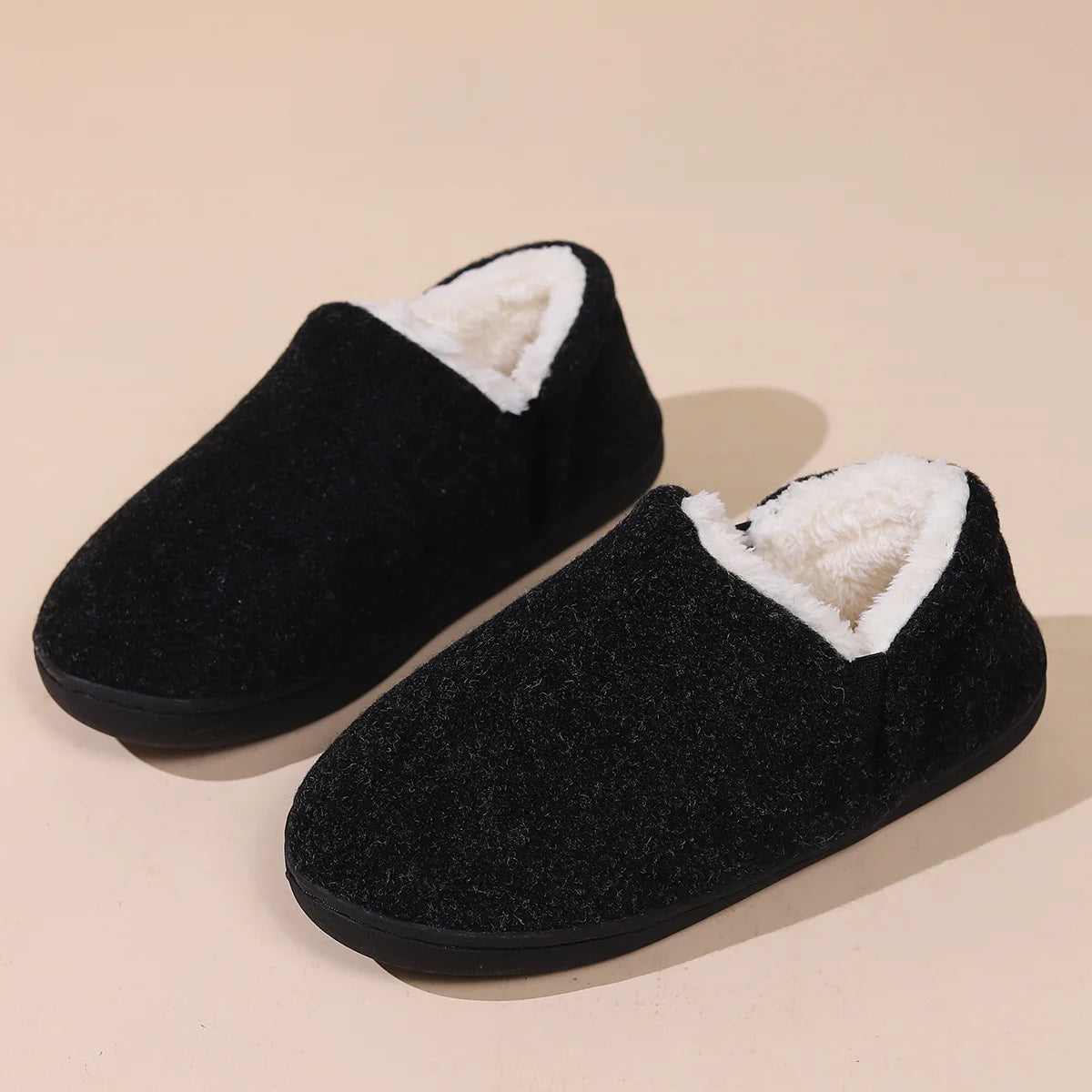 Warm Fluffy Slippers for Men β Cozy & Non-Slip Comfort