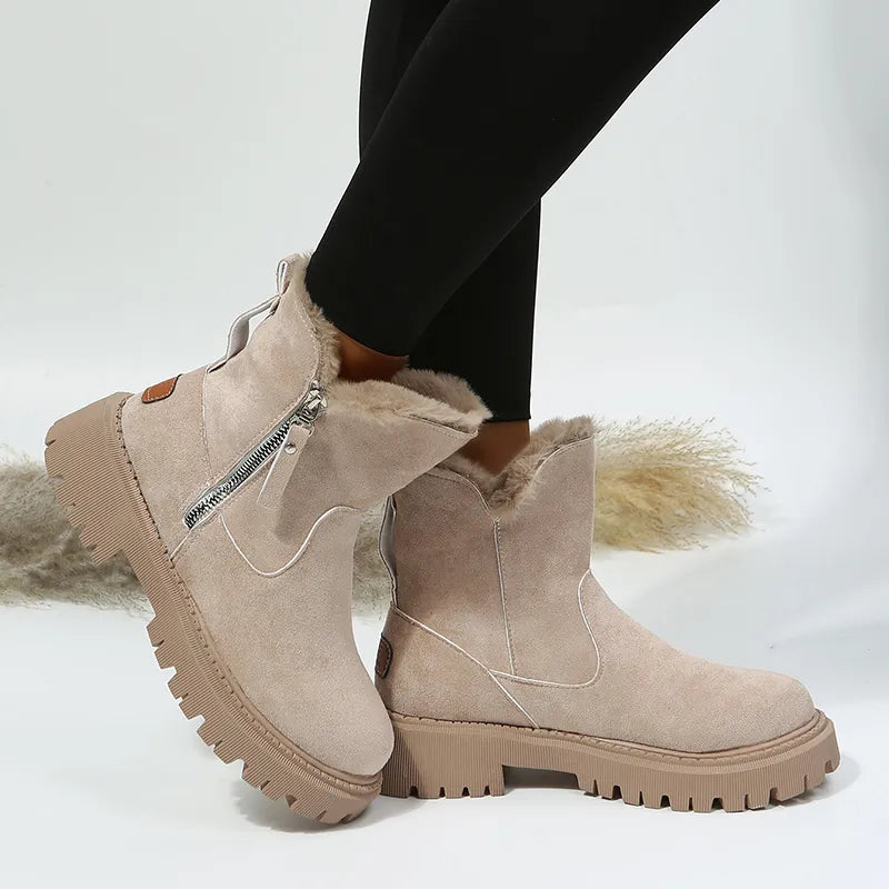 Warm Velvet Winter Boots for Women β Cozy & Stylish Comfort