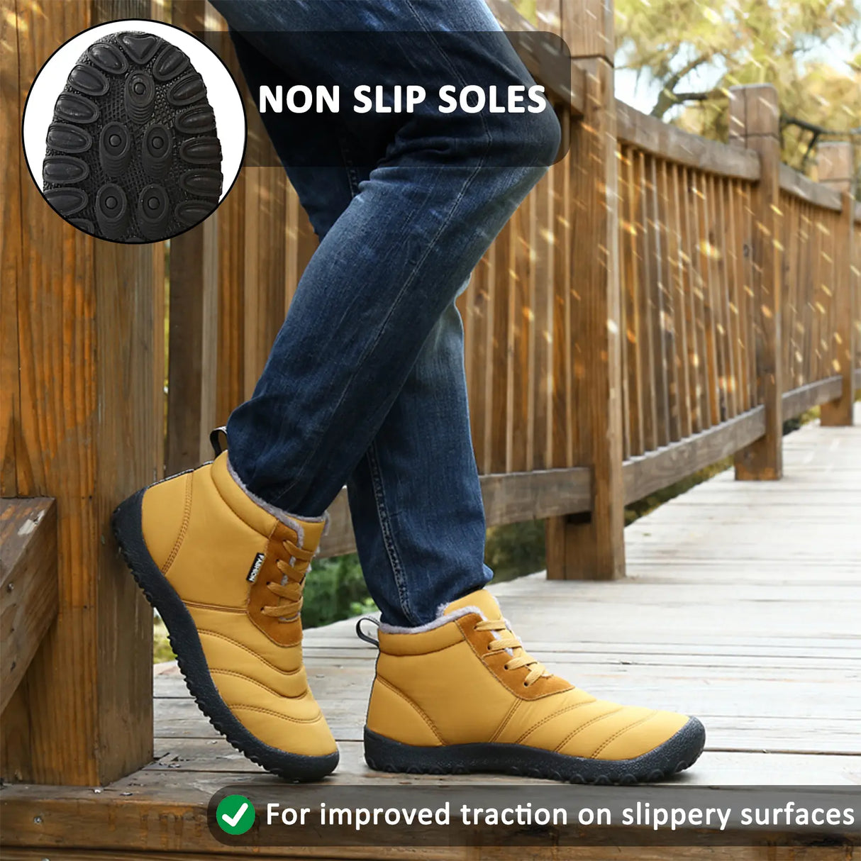 Waterproof Ankle Boots for Men β Comfortable & Supportive Design 4