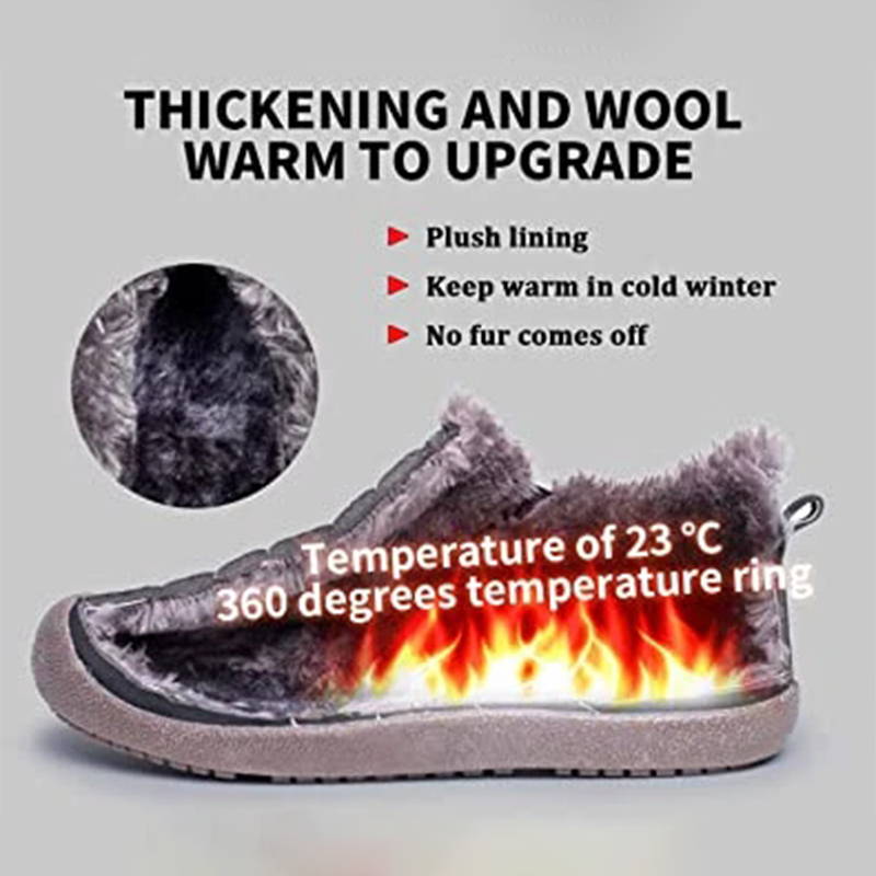 Waterproof Ankle Boots for Unisex β Warm & Comfortable for Winter Adventures 4