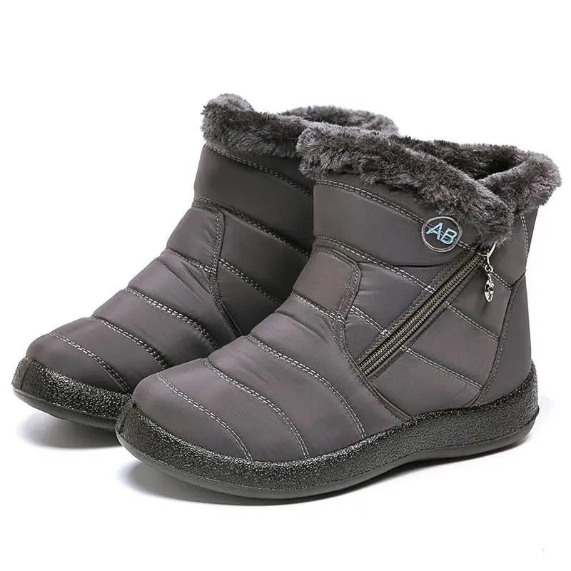 Waterproof Ankle Snow Boots for Women β Warm & Cozy Comfort 0